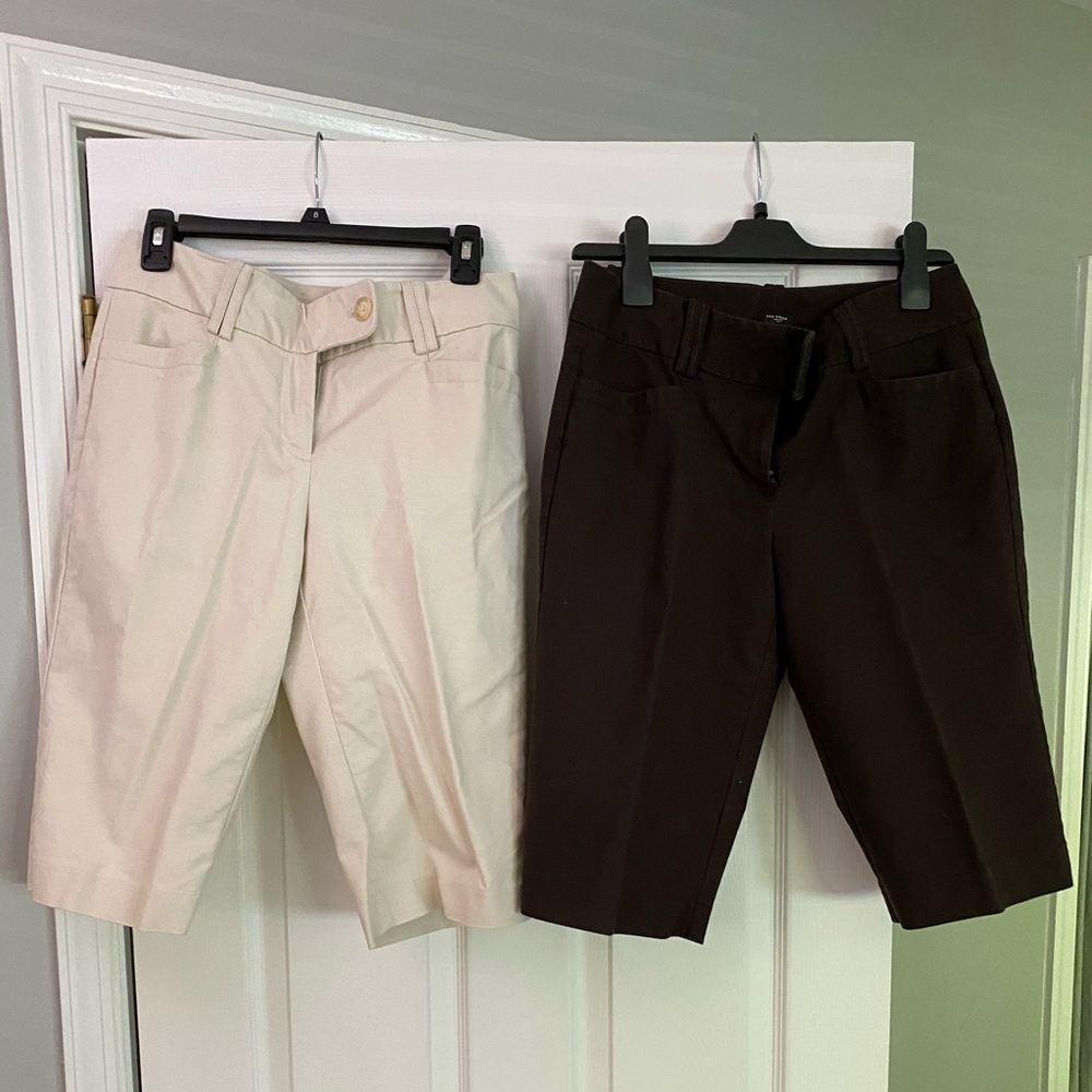 Walking shorts, 1 Tan/ 1 Brown